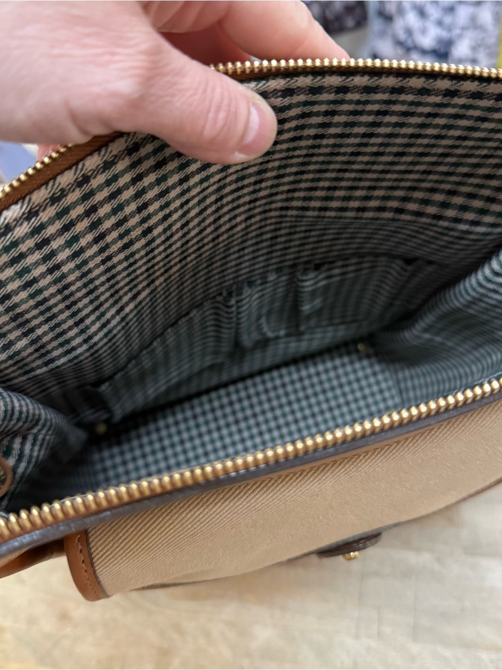 GHURKA Gearpack #4 Vintage 1993 Canvas & Leather Crossbody - Picture 6 of 6